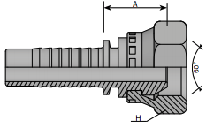 Koncovka nerezova DKR, stainless steel DKR