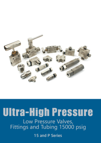 LOK ultravysoky tlak ventily 15000psi LOK twin ferrule ultra-high valves 15000psi