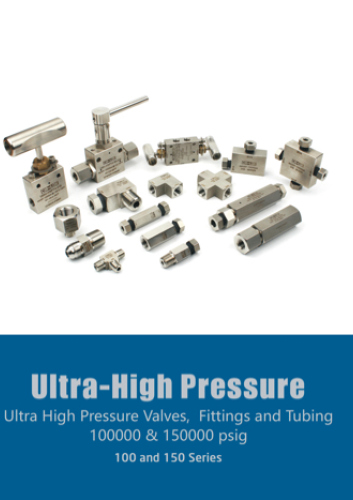 LOK ultravysoky tlak ventily 100000psi 150000psi LOK twin ferrule ultra-high valves 100000psi 150000psi