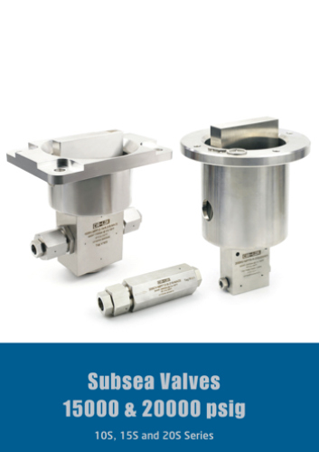 LOK ventily odolne slanej vode LOK twin ferrule subsea valves